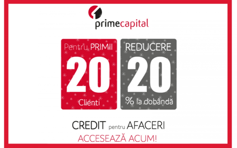 Primește -20 % reducere la dobândă!